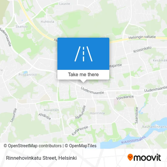 Rinnehovinkatu Street map