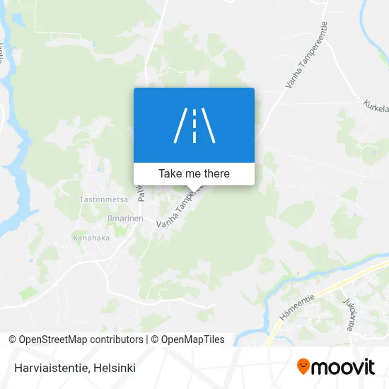 Harviaistentie map