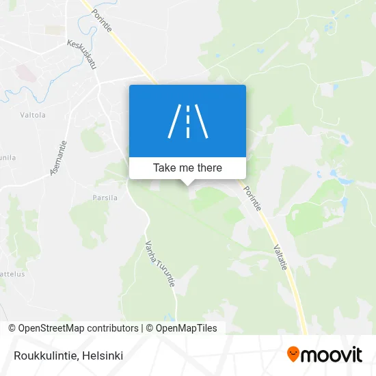 Roukkulintie map