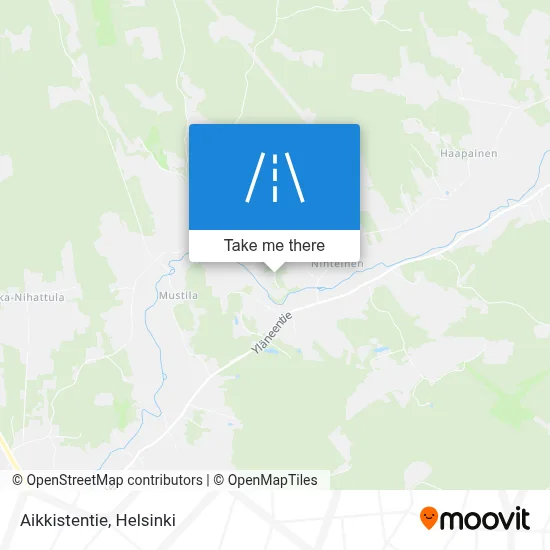 Aikkistentie map