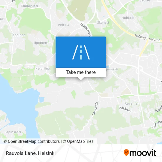 Rauvola Lane map