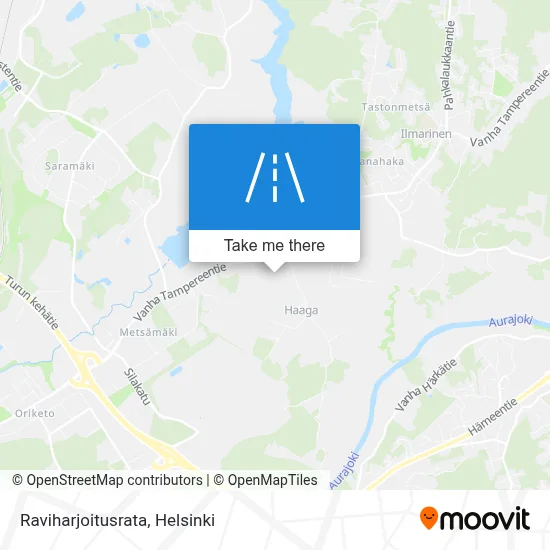 Raviharjoitusrata map
