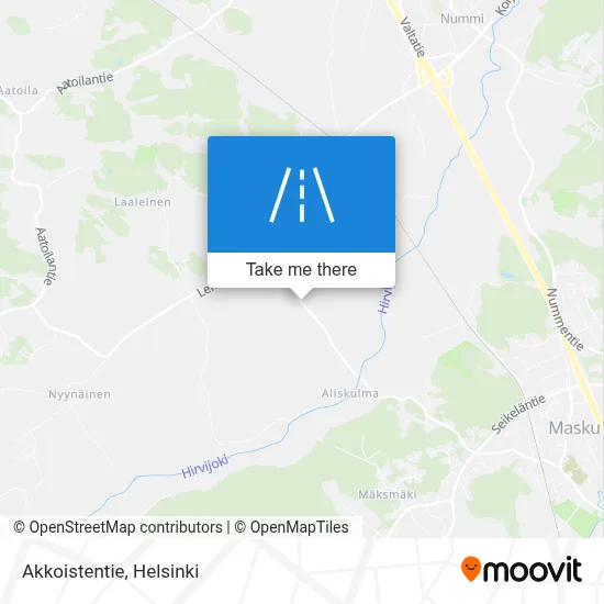 Akkoistentie map