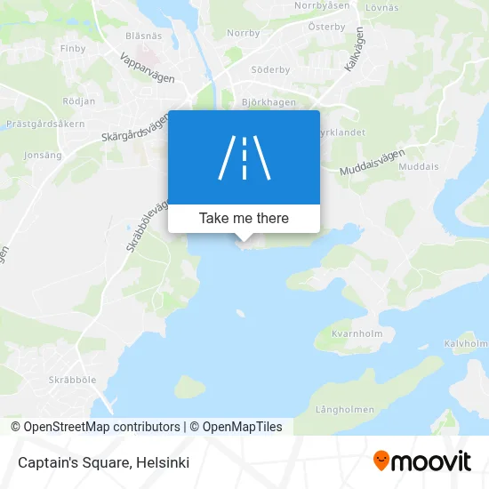 Captain's Square map