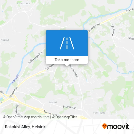 Rakokivi Alley map
