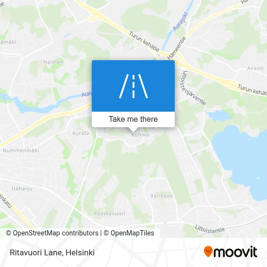 Ritavuori Lane map