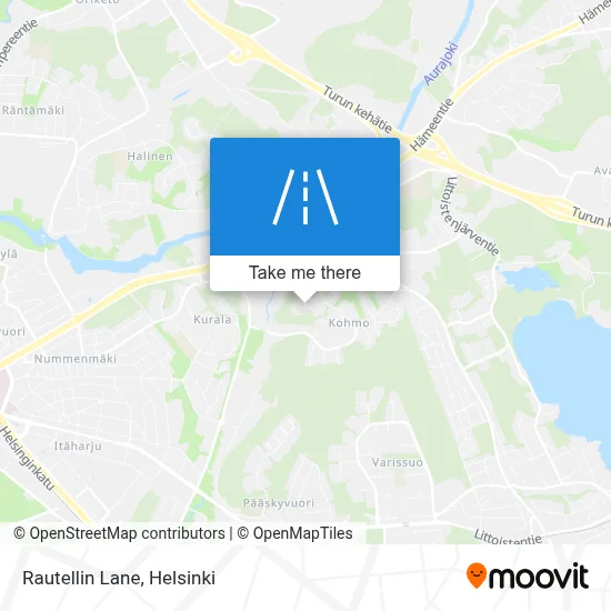 Rautellin Lane map