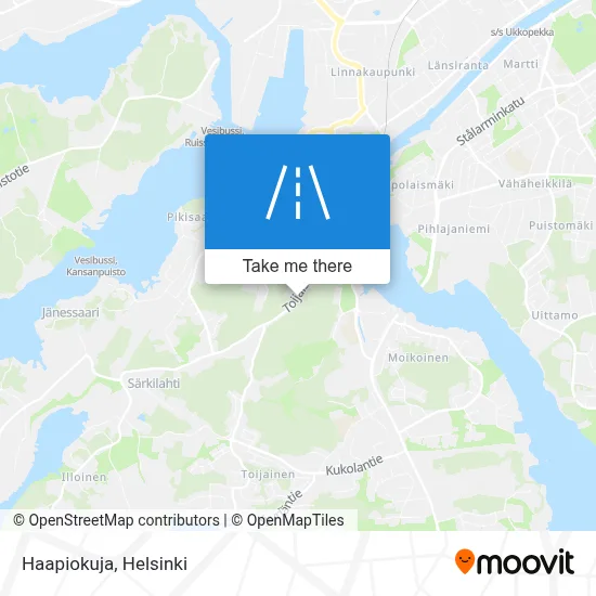 Haapiokuja map