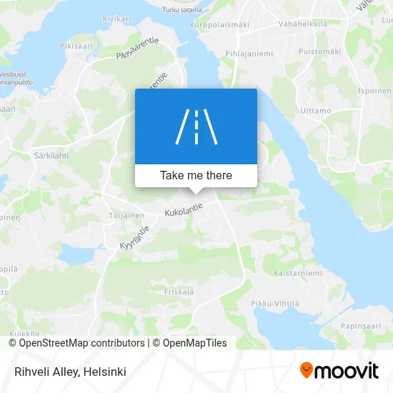Rihveli Alley map