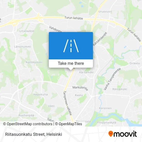 Riitasuonkatu Street map