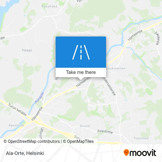 Ala-Orte map