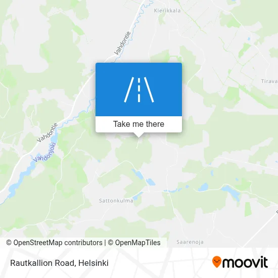 Rautkallion Road map