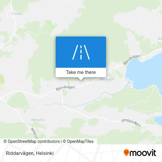Riddarvägen map