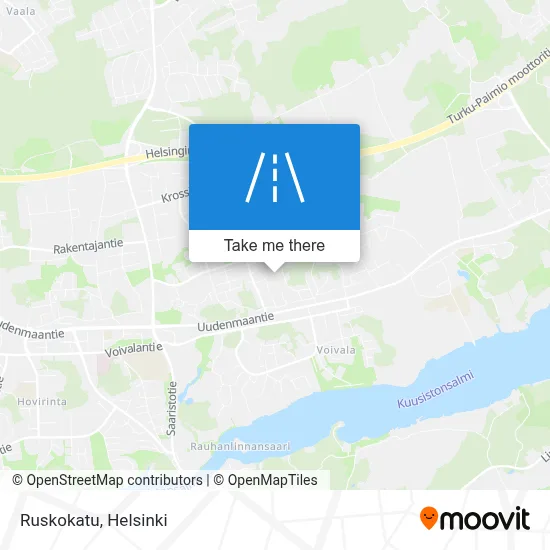 Ruskokatu map