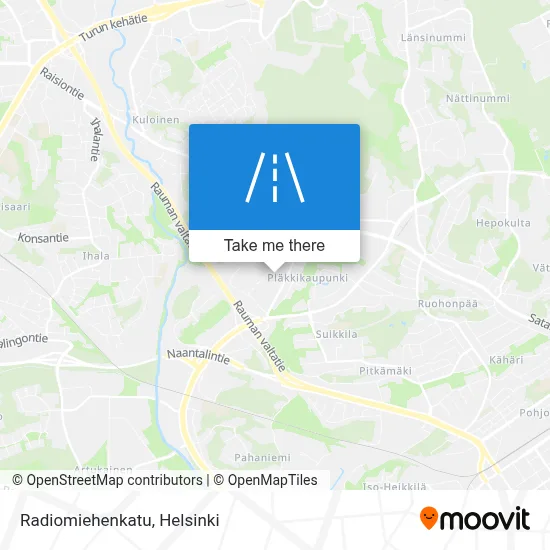 Radiomiehenkatu map
