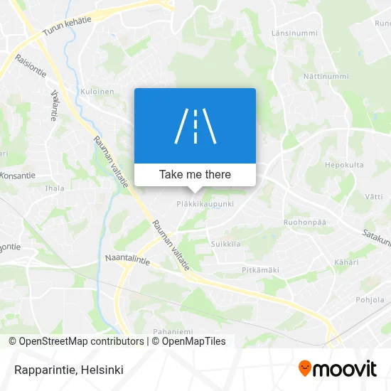 Rapparintie map