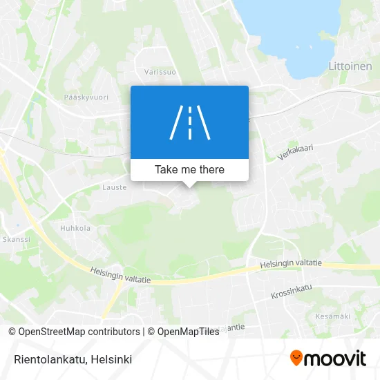 Rientolankatu map