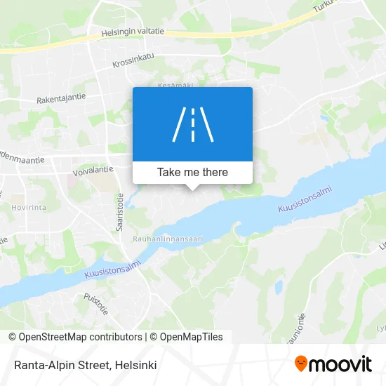 Ranta-Alpin Street map