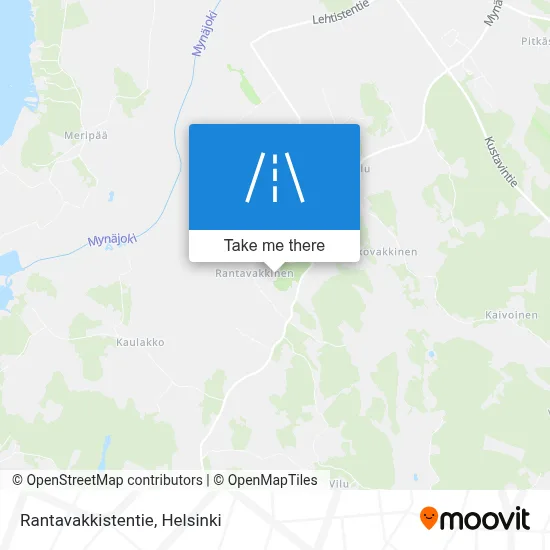 Rantavakkistentie map