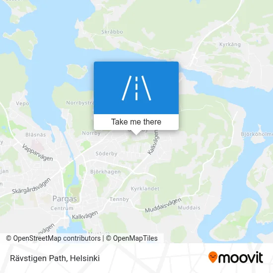 Rävstigen Path map