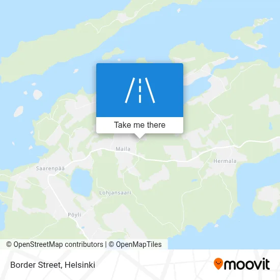 Border Street map