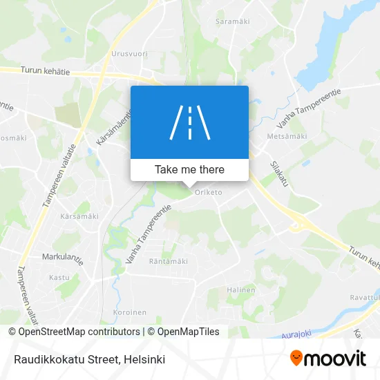 Raudikkokatu Street map