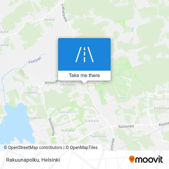 Rakuunapolku map