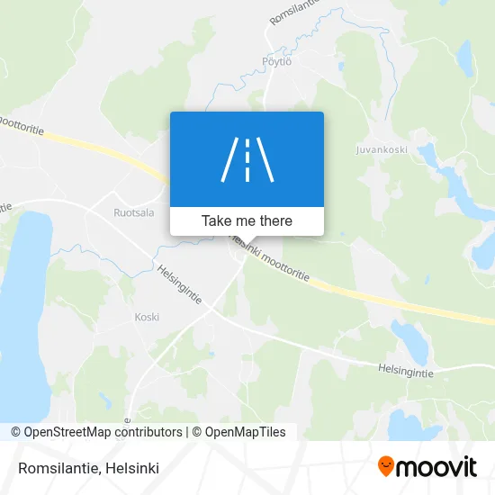 Romsilantie map