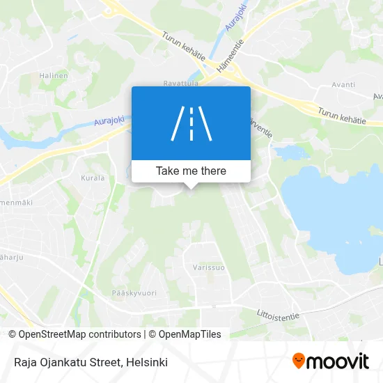 Raja Ojankatu Street map