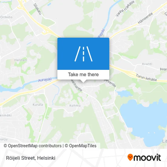 Röijeli Street map