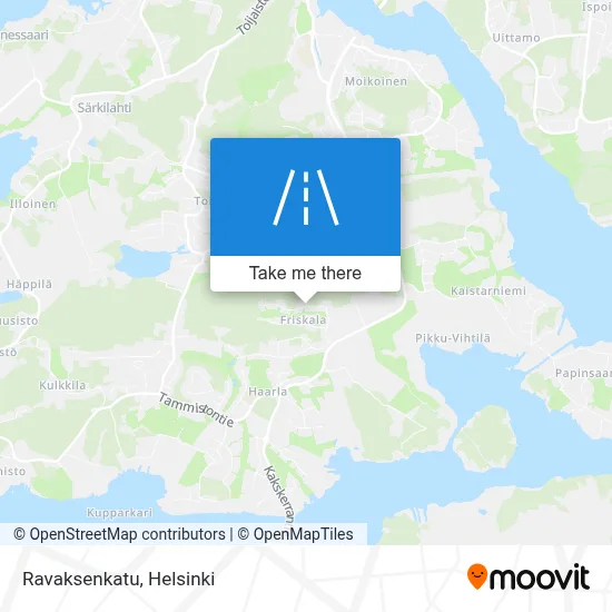 Ravaksenkatu map