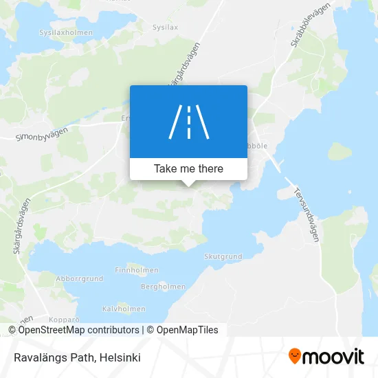 Ravalängs Path map