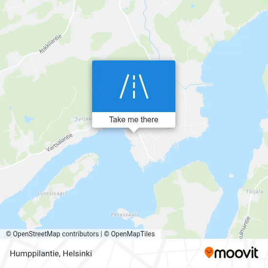 Humppilantie map