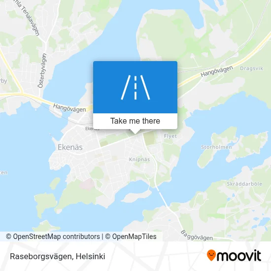 Raseborgsvägen map