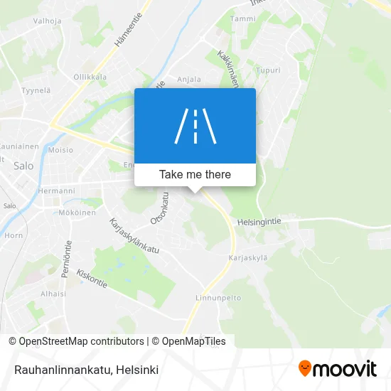 Rauhanlinnankatu map