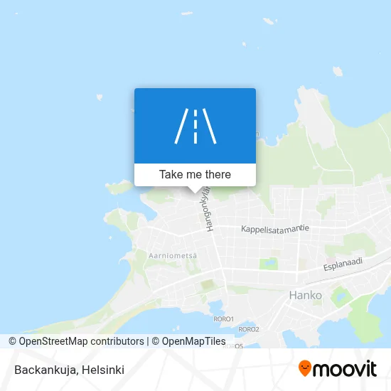 Backankuja map