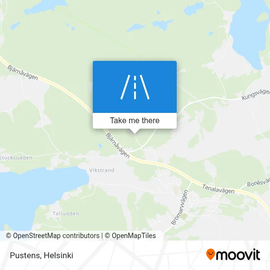 Pustens map