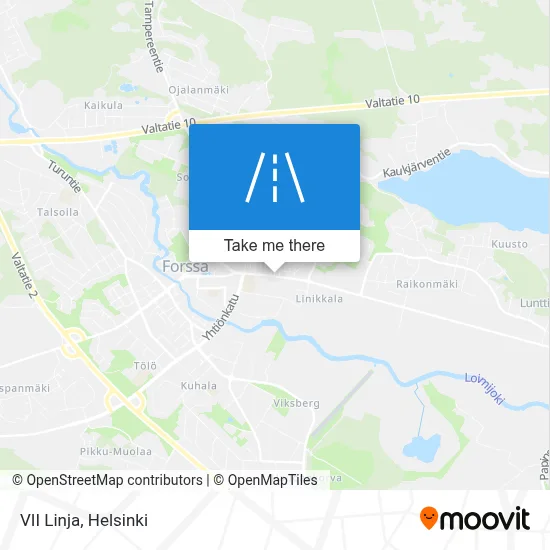 VII Linja map