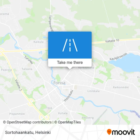 Sortohaankatu map
