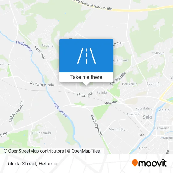 Rikala Street map