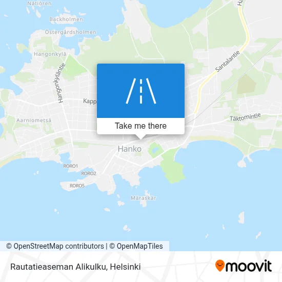 Rautatieaseman Alikulku map