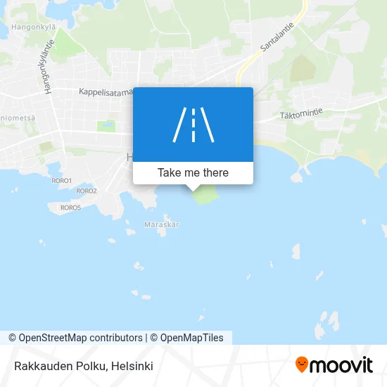 Rakkauden Polku map