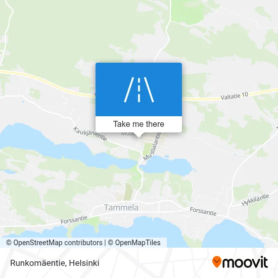 Runkomäentie map