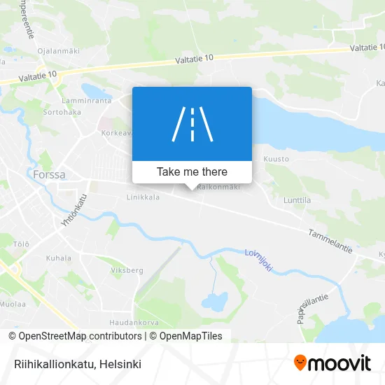 Riihikallionkatu map