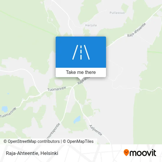 Raja-Ahteentie map