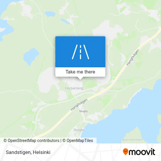 Sandstigen map