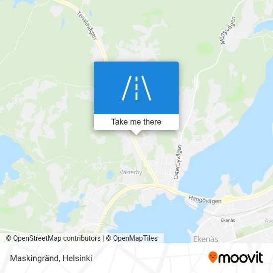 Maskingränd map