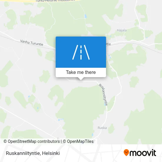 Ruskanniityntie map