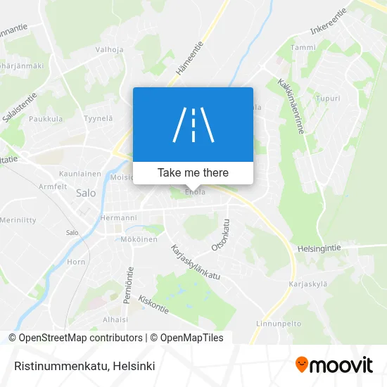 Ristinummenkatu map