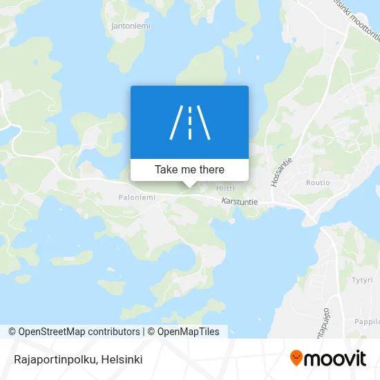 Rajaportinpolku map